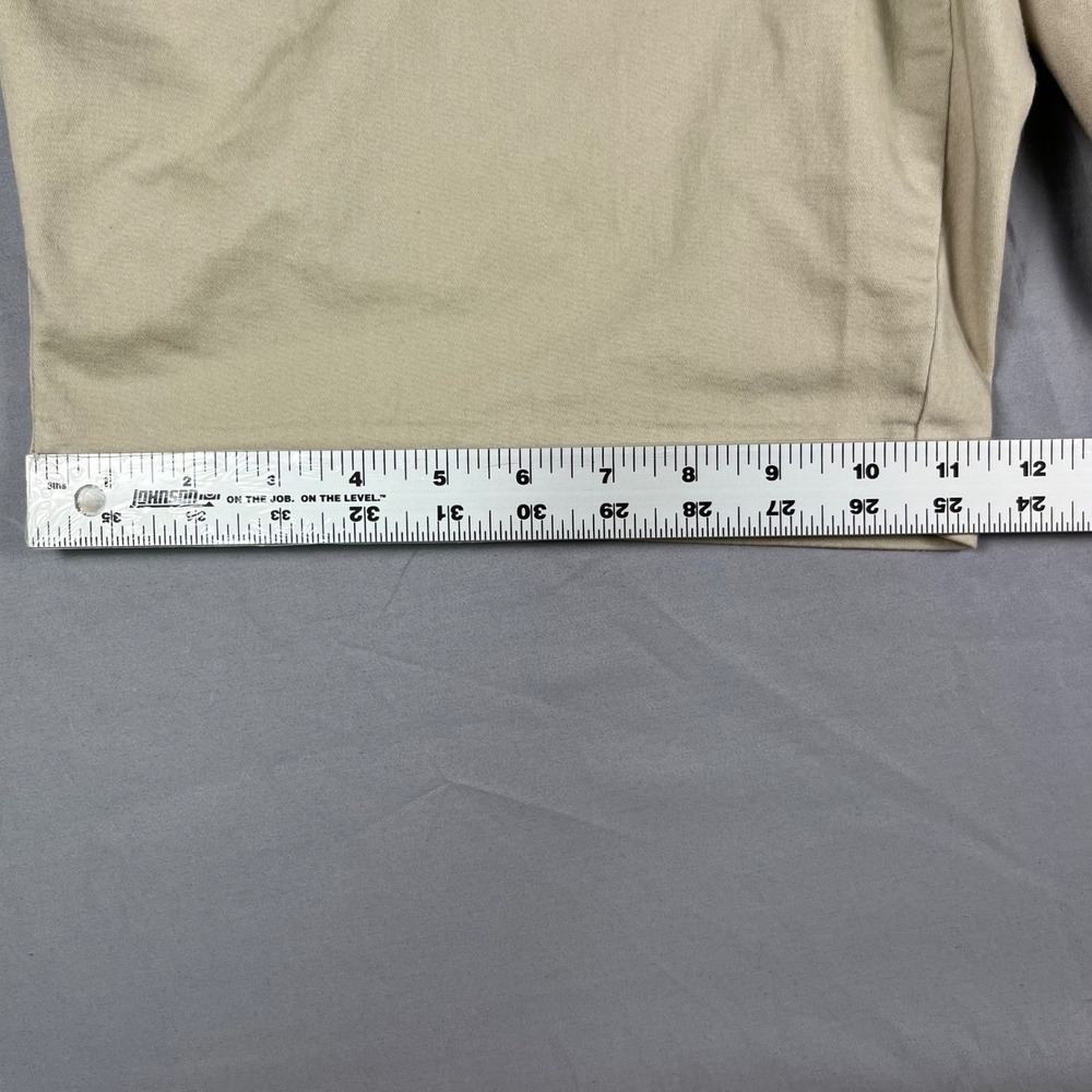 Croft & Barrow Effortless Stretch Bermuda Shorts Womens 18W Khaki Tan Pull On - Picture 12 of 14